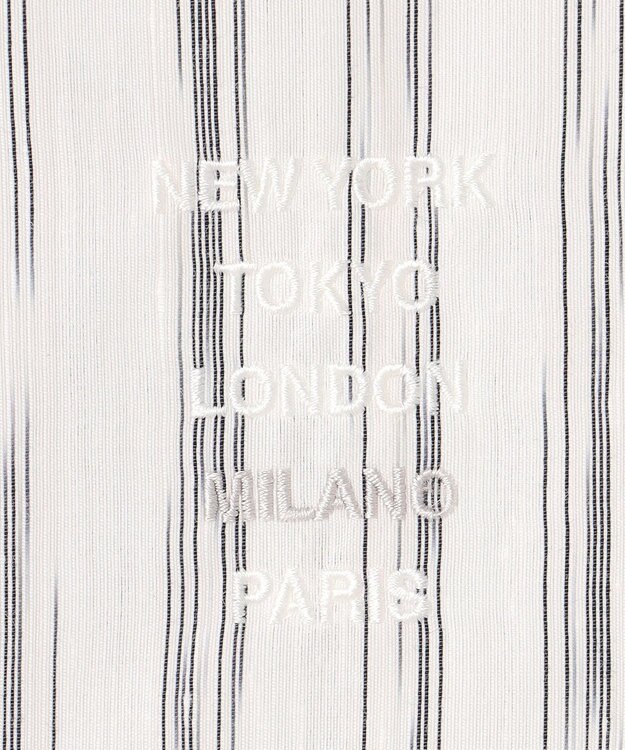 ICB L 【30th ANNIVERSARY】 MILANOシャツ オフホワイト×ブラック