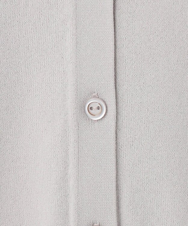 ANY SIS 【洗える】ハーフスリーブ カーディガン アイスグレー