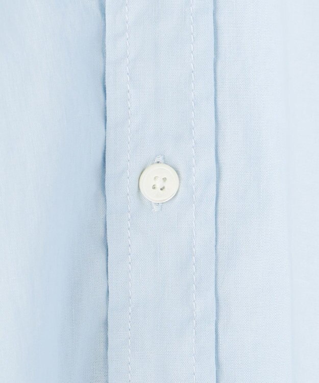 JOSEPH HOMME リネンストレッチブロード　ウィングカラーシャツ スカイブルー系