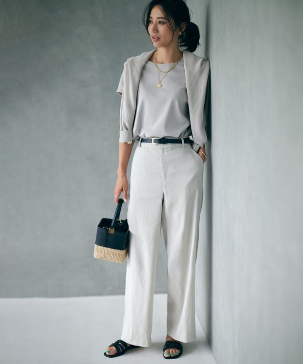 23区 VIOLAd'ORO MIRO スクエアバスケット バッグ ブラック