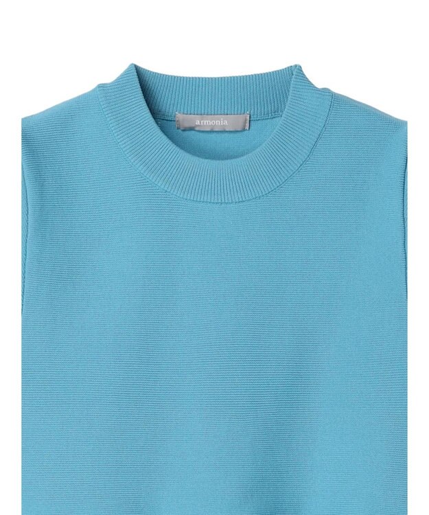 Green Parks armonia. ウエストギャザー袖ボリュームニット Blue