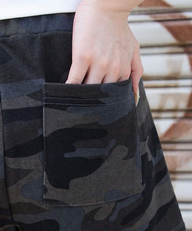 WEGO 裏毛マイクロショートパンツ 柄1