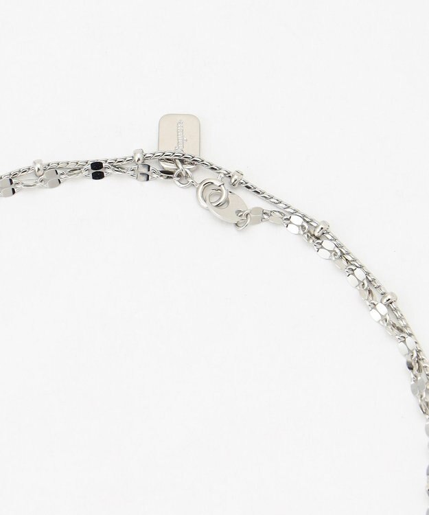 GRACE CONTINENTAL レイヤードデザインネックレス シルバー
