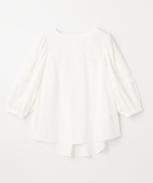 ANY L 【UVカット/抗菌防臭/吸水速乾】エニィファンクション袖タックブラウス オフ