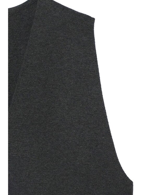 AMERICAN HOLIC ＶネックＷポケットニットベスト Gray Mixture
