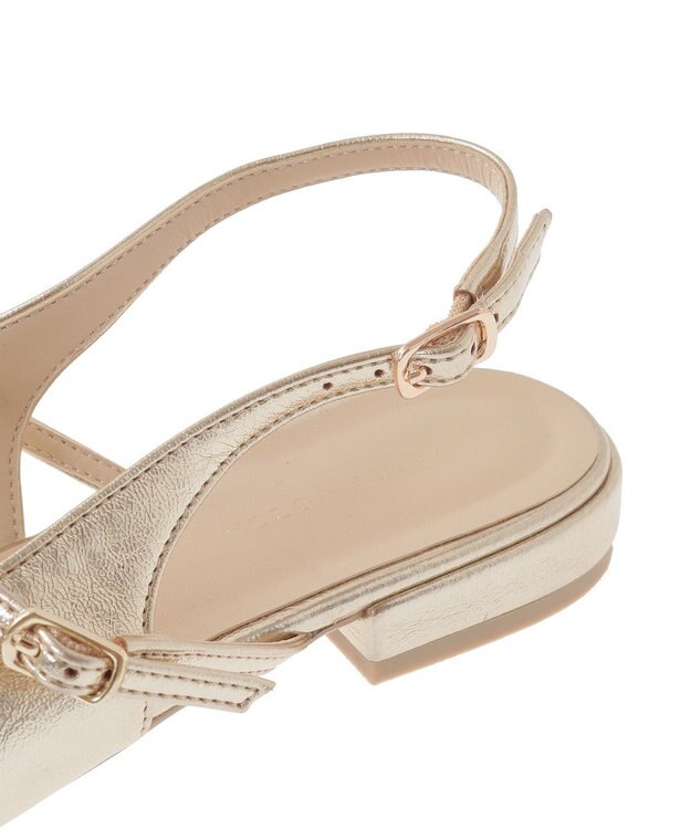 YECCA VECCA バックストラップメリージェーンパンプス Black