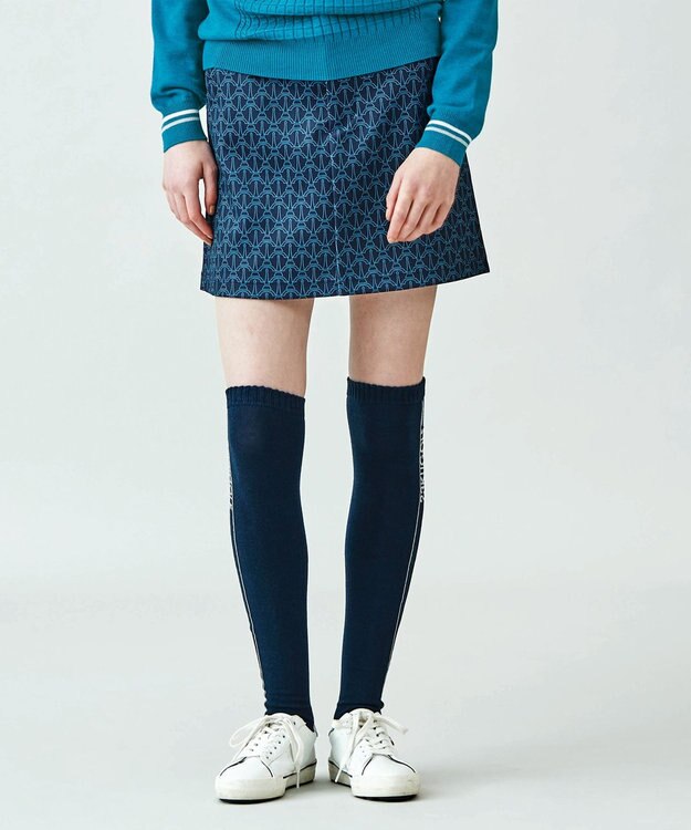 23区GOLF 【WOMEN】ＰＡＲＩＳ柄プリント ダンボール スカート ネイビー系5