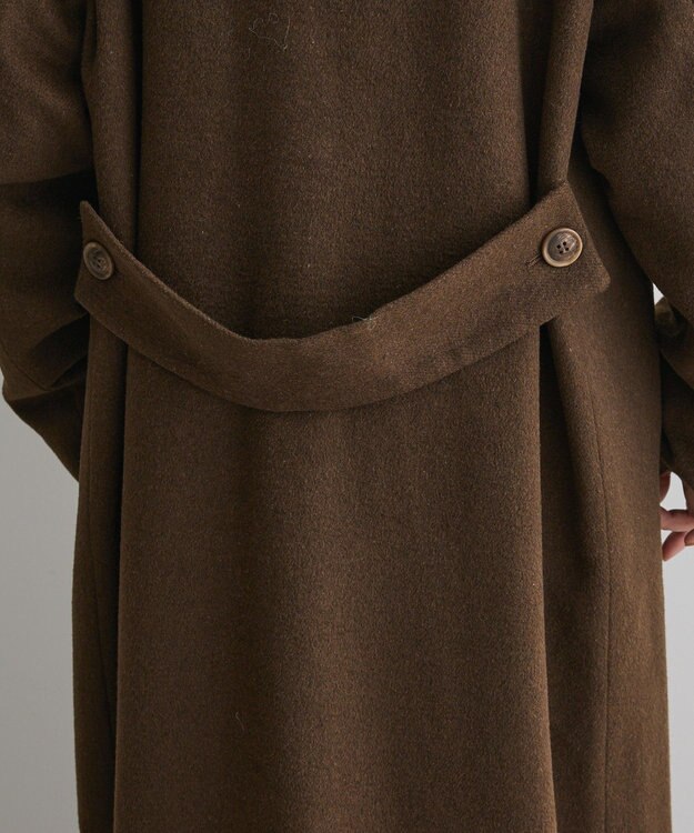 CRAFT STANDARD BOUTIQUE ウールライクロングコート Brown