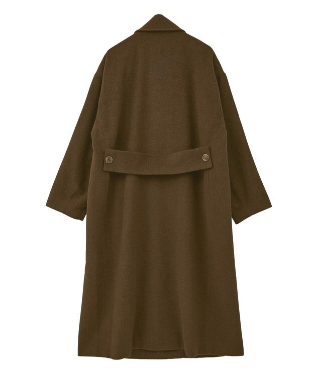 CRAFT STANDARD BOUTIQUE ウールライクロングコート Brown
