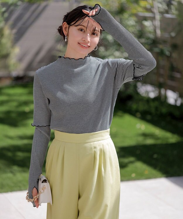 ANY SIS 【UVケア・接触冷感】キシリトール加工冷感 アームカバー オフ×ブラック