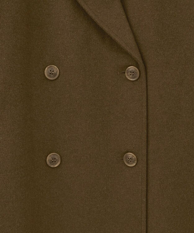 CRAFT STANDARD BOUTIQUE ウールライクロングコート Brown