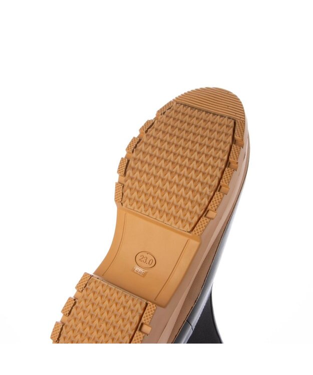 MODE ET JACOMO <carino>厚底サイドゴアブーツ ブラックコンビ