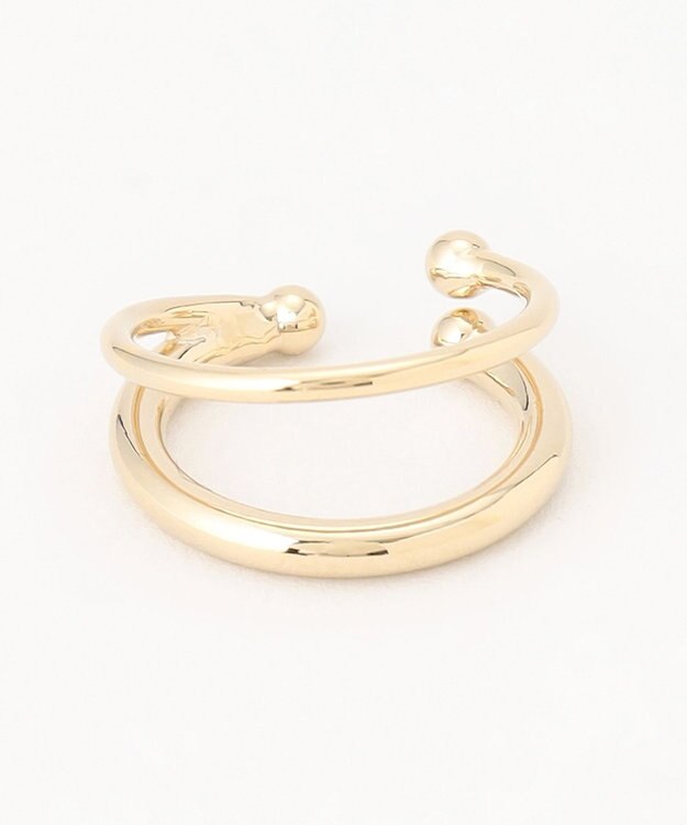 J.PRESS LADIES 【WEB限定】3way ビジュー イヤカフ リング ゴールド系