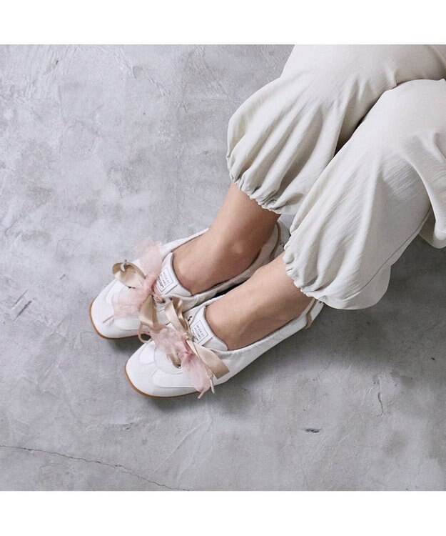 MODE ET JACOMO <MODE ET JACOMO>バレエスニーカー ホワイト