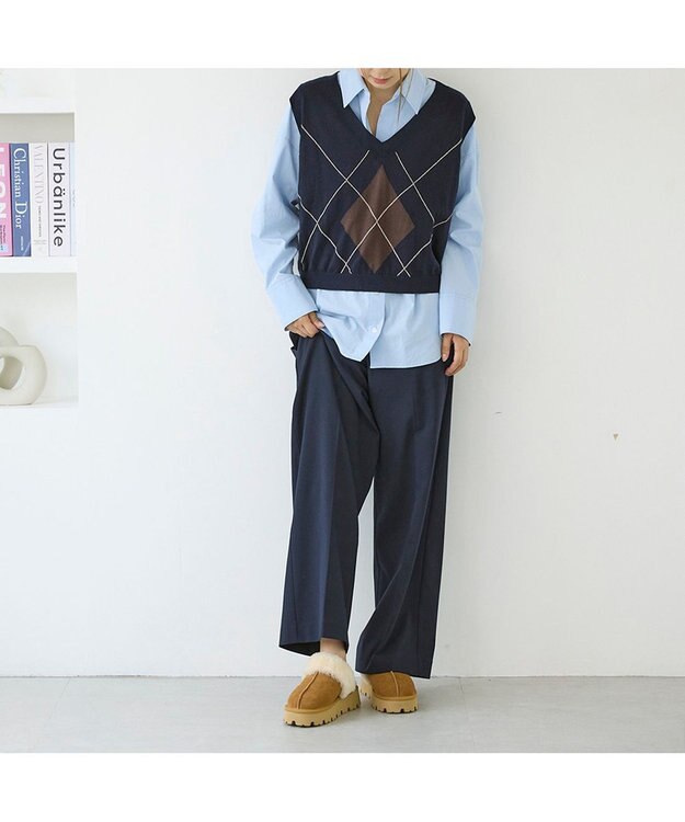 MODE ET JACOMO <carino>本革ムートンサボ キャメル