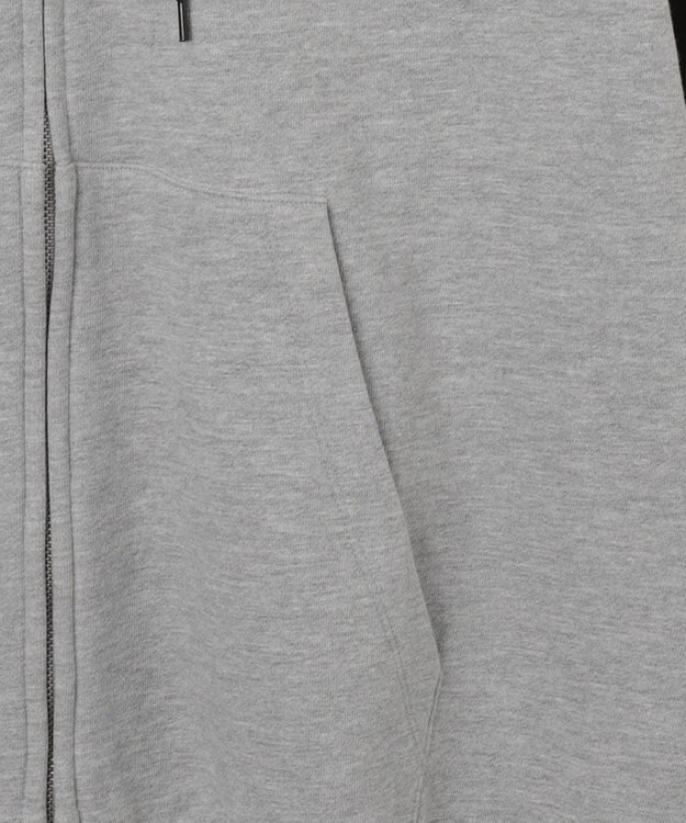 WEGO 【ユニセックス着用ITEM】ラグラングラフィックZIPパーカー ブラック