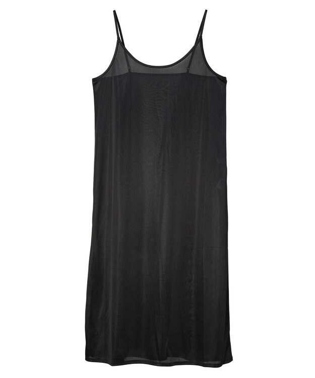Green Parks 静電気防止インナーキャミワンピース Black