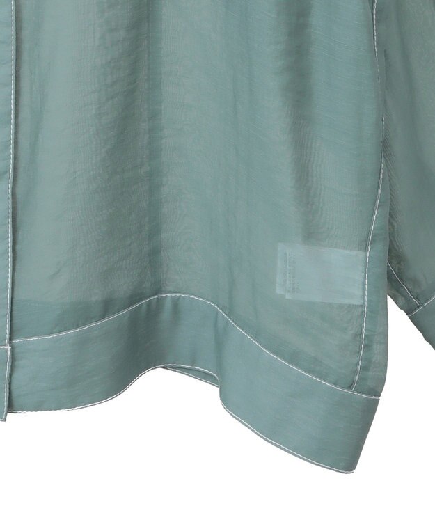 Green Parks ・ＥＬＥＮＣＡＲＥ　ＤＵＥ　カラーステッチシアーＧジャン Green