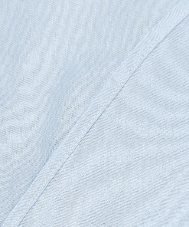 JOSEPH HOMME リネンストレッチブロード　ウィングカラーシャツ スカイブルー系