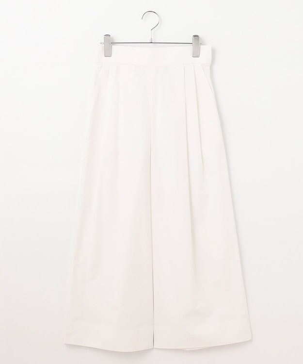 #Newans 【セレモニーにも】スカートライクワイドパンツ ホワイト