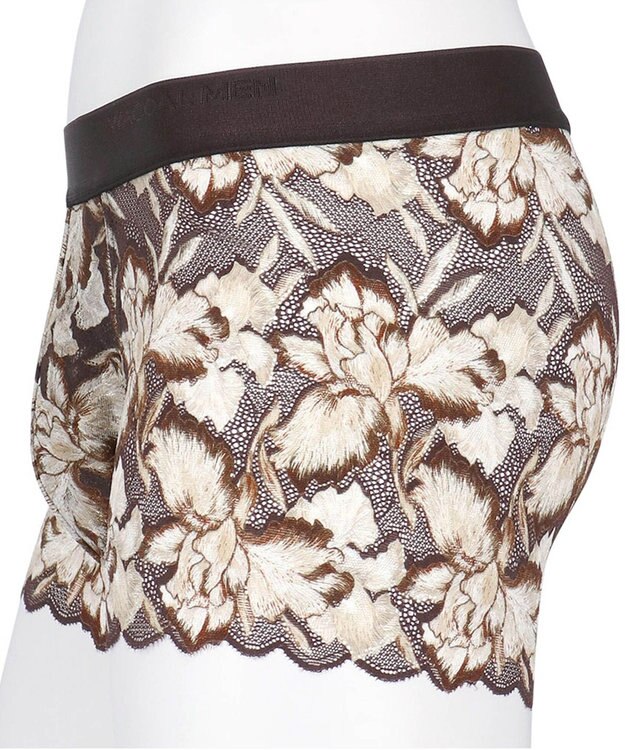 WACOAL MEN WACOAL MEN ボクサーパンツ 【レースボクサー】 フロント快適グラマラス 通気性 前閉じ 下着 メンズ WT3827 /ワコールメン ブラウン