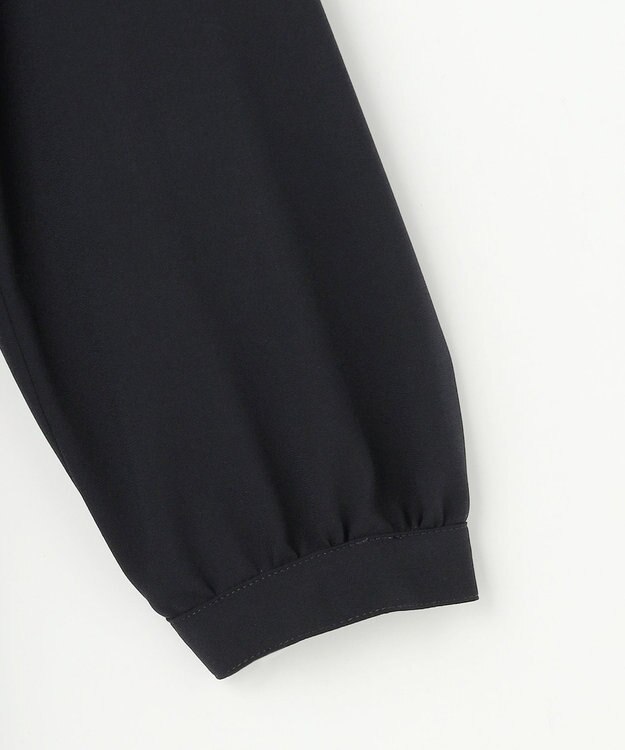 J.PRESS LADIES S ノルディス2wayジョーゼット プリーツ ワンピース ネイビー系