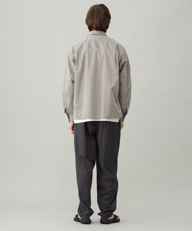 UNFILO MENS LIGHT MOVE ワイドパンツ チャコール