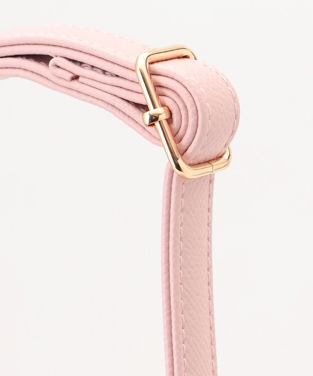 ANY SIS 【2WAY】チャーム付きスクエア ボストンバッグ ピンク