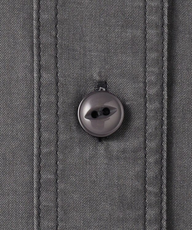 J.PRESS YORK STREET 【WOMEN】ソフトコットン オーバー シャツ グレー系