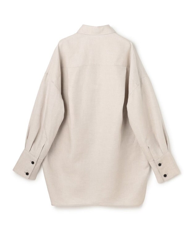 uncrave リヨセルライトリネン BIGシャツ フラックス