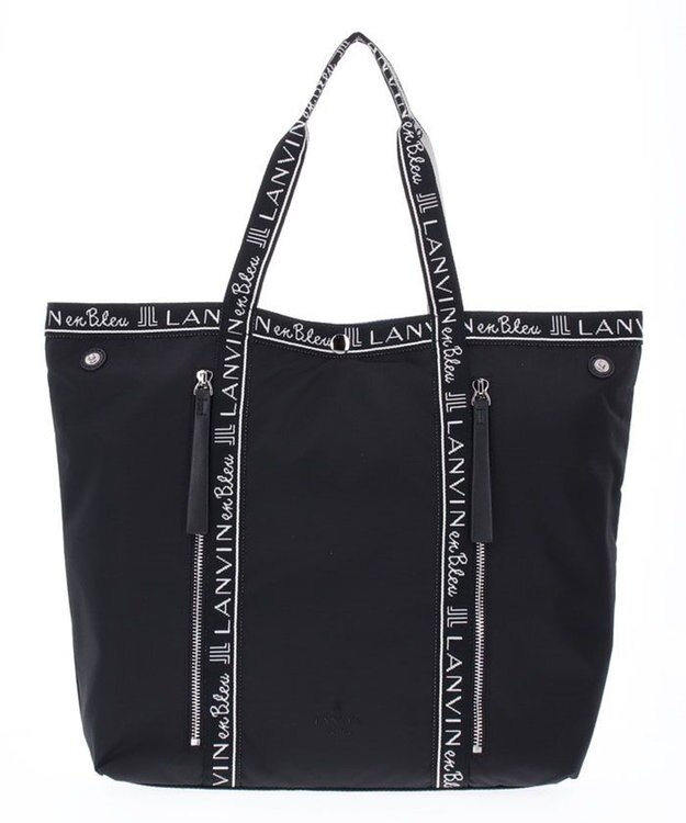 LANVIN en Bleu エヴリー ポーチ付トートバッグ ブラック