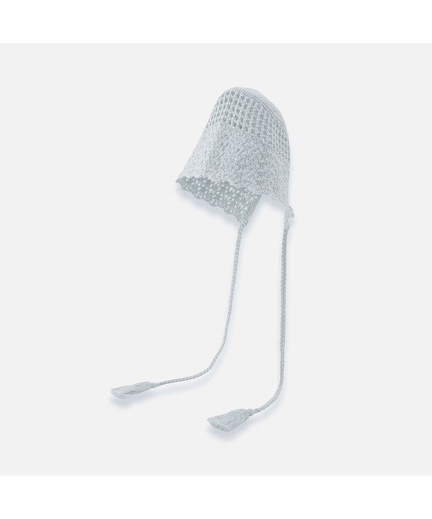 林八百吉商店 un chapeau ニットボンネット アクア