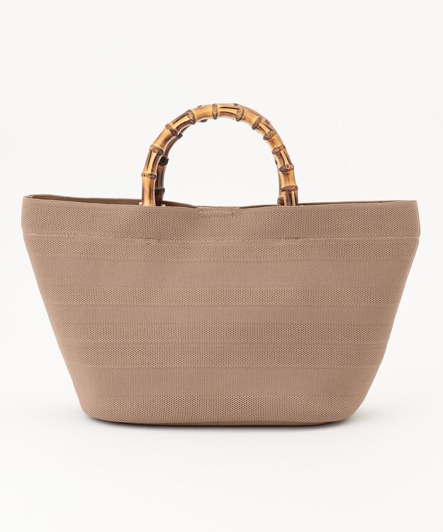 ANY SIS バンブーニット バッグ ライトベージュ