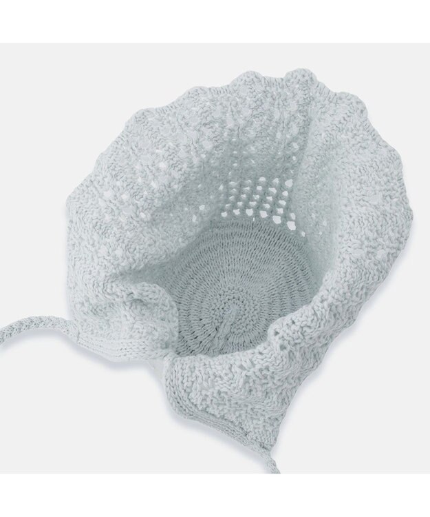 林八百吉商店 un chapeau ニットボンネット アクア