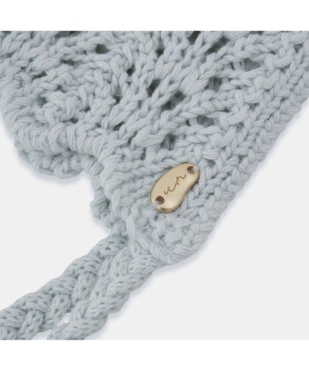 林八百吉商店 un chapeau ニットボンネット アクア