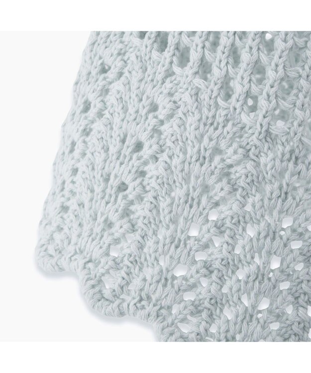 林八百吉商店 un chapeau ニットボンネット アクア