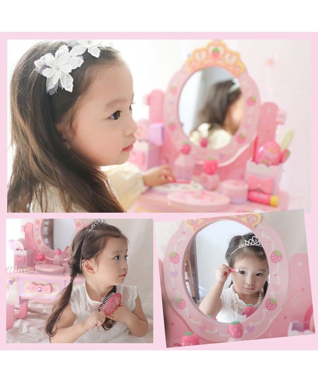 Mother garden 野いちご ティアラ ドレッサー 《ピンク》 小物13点 ピンク