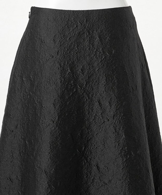 23区 【エステータ】シャイニージャカード フレアスカート ブラック系