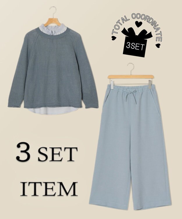 ONWARD Reuse Park 3セット商品/サイズF【J.PRESS】ニット春夏×カットソー春夏×パンツ春夏 その他
