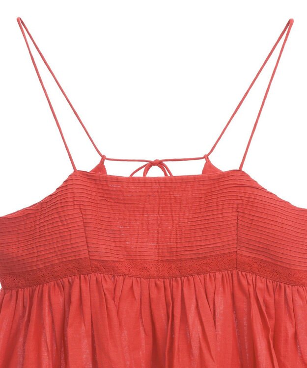 Green Parks Ｉ　ピンタックレースビスチェ Red