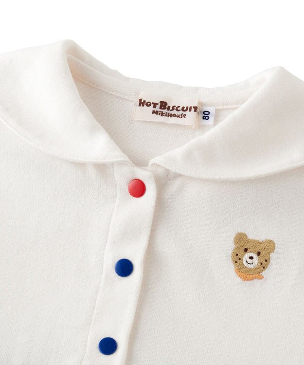 MIKI HOUSE HOT BISCUITS セーラーカラー ワンピース セット【BOX付き】 白