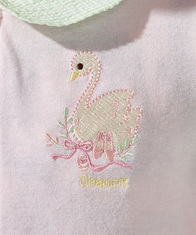 Chacott ジップアップワンピース ベビーピンク