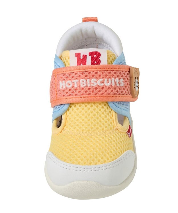 MIKI HOUSE HOT BISCUITS 【14-15.5cm】ダブルラッセル セカンドベビーシューズ 黄
