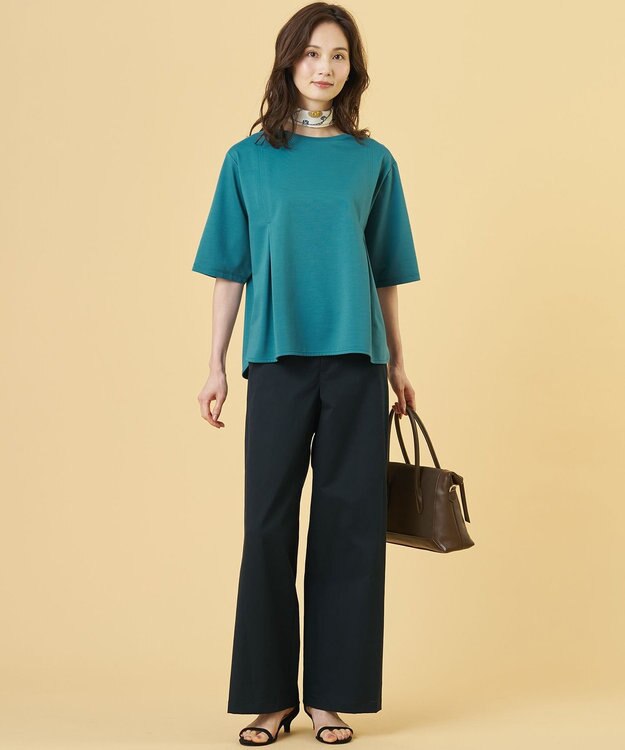 J.PRESS LADIES 【着こなしのポイントに】Traditional print  スクエア スカーフ ネイビー系