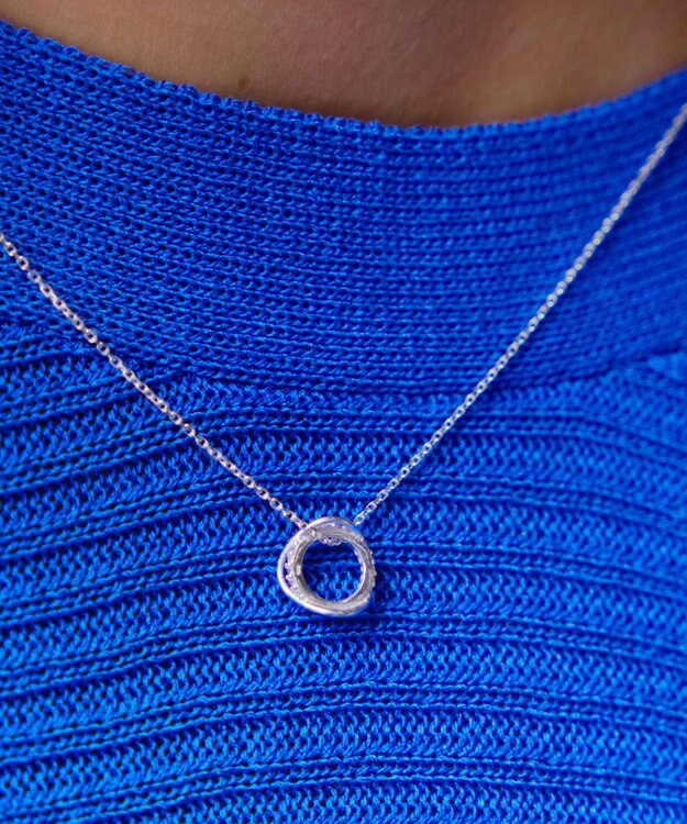 Tiaclasse 【安田美沙子さん着用】シルバータイニーネックレス シルバーA