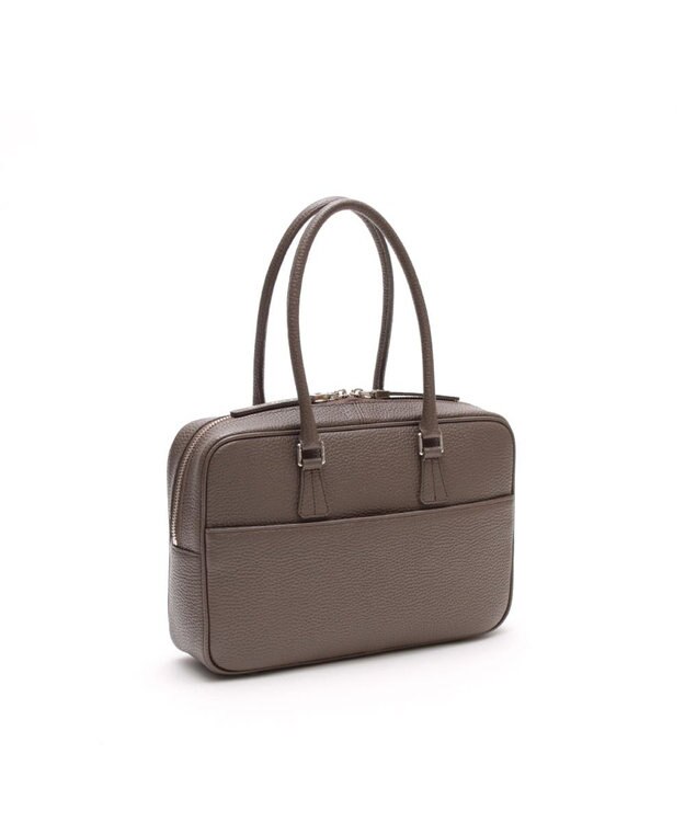 A.D.M.J. 牛革 ボストンバッグ 28cm※SILVER金具 AKASUMI