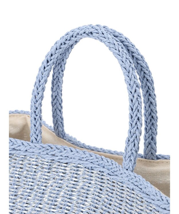 Green Parks ・ラメかごバッグ Blue