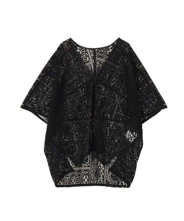 AMERICAN HOLIC レースコクーンプルオーバー Black