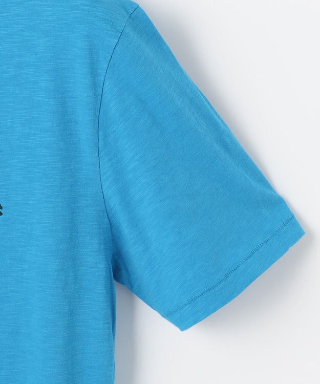 JOSEPH ABBOUD MOUNTAIN 【SPACE／UNISEX】オーガニックコットン ロゴＴシャツ ターコイズブルー系