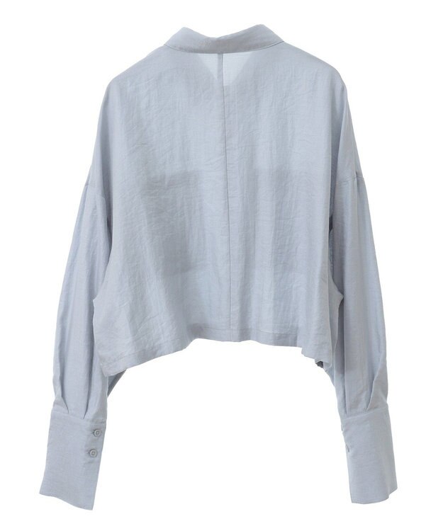 earth music&ecology Ｗポケットショートシャツ Sax